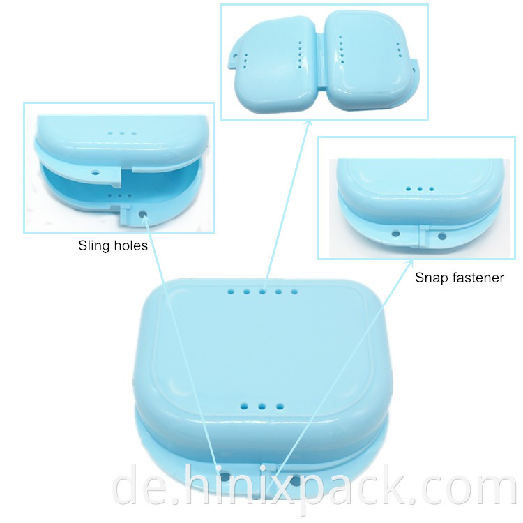 Denture Orthodontic Retainer Storage Case Box For Travel